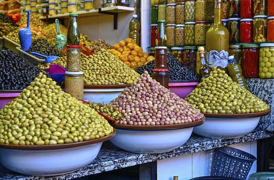 olives in the souks marrakech