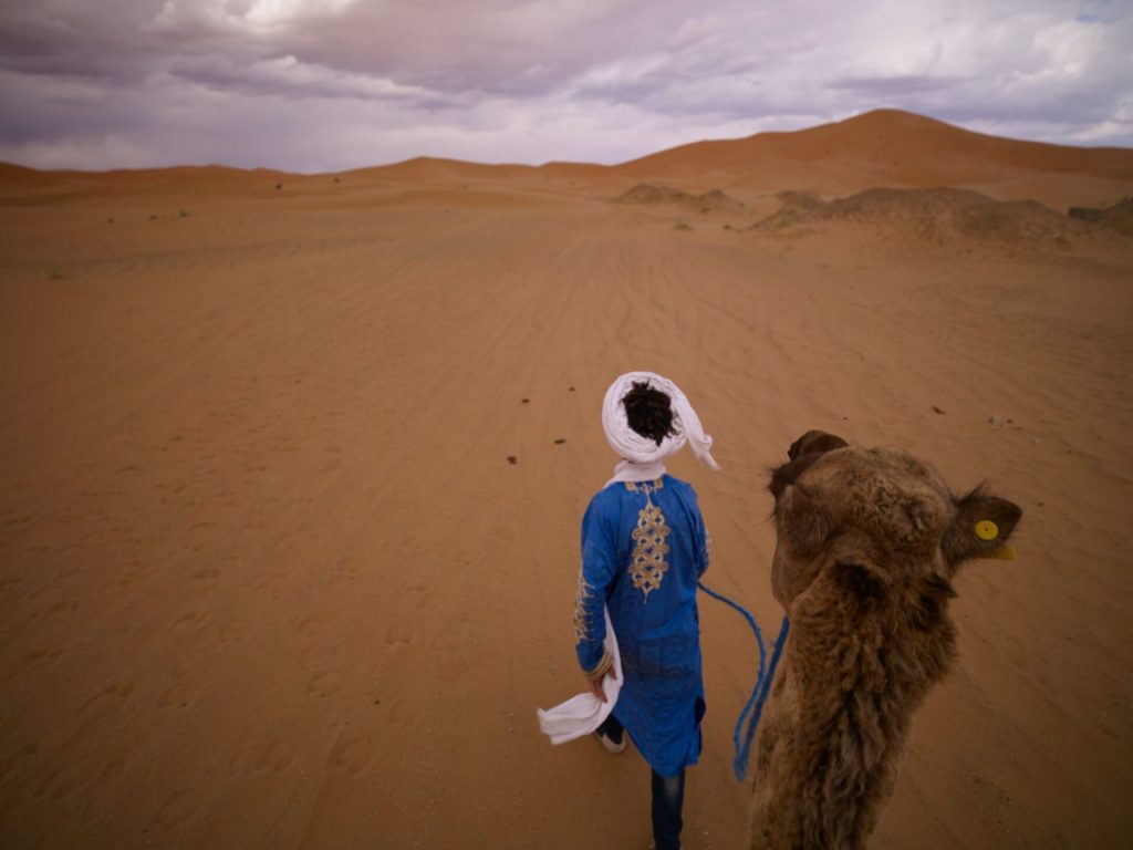 Why do People wear Different Traditional Clothes in Merzouga?